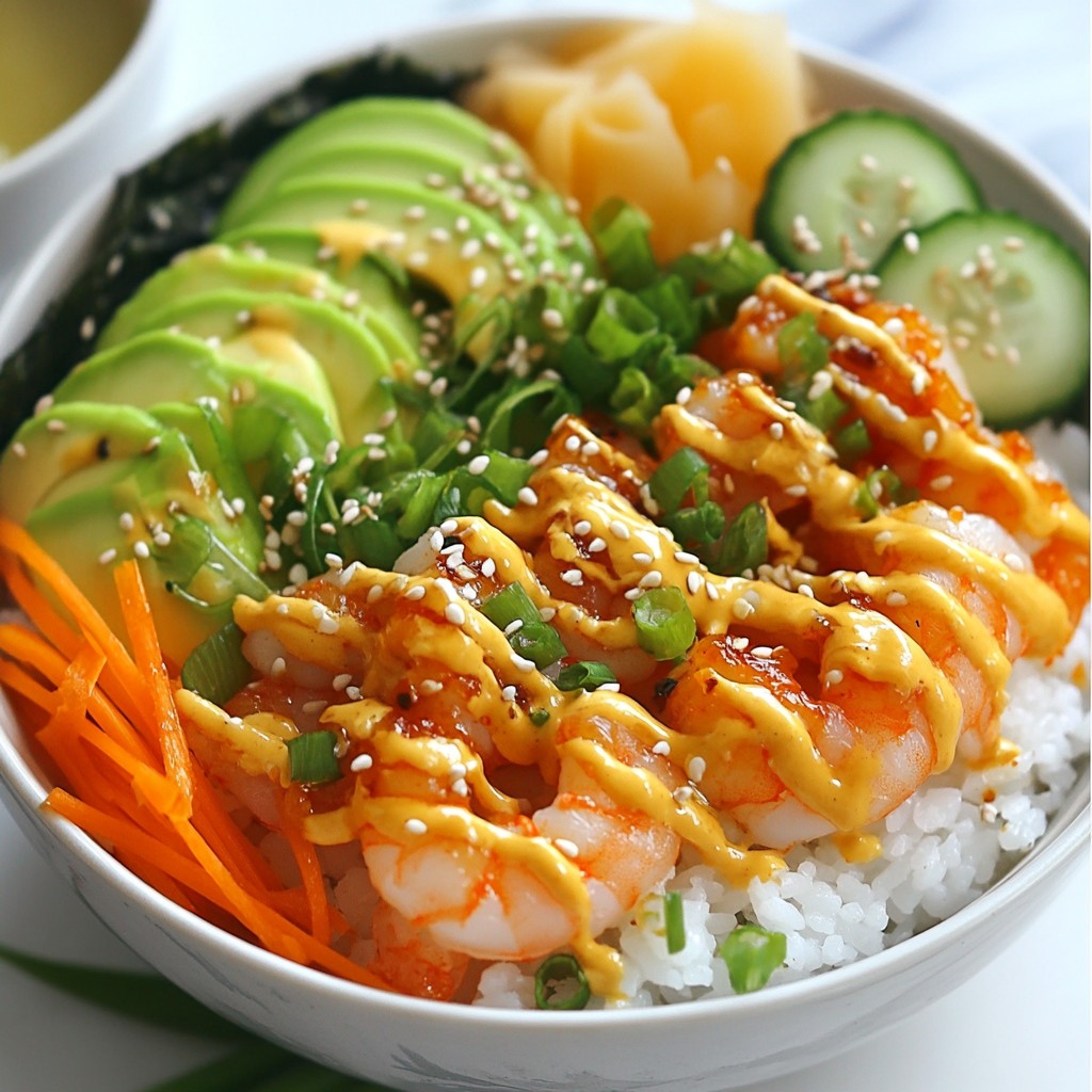 Spicy Dragon Roll Sushi Bowl Flavorful and Easy Meal