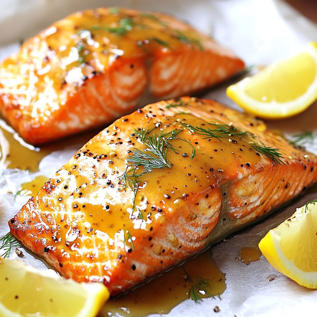 Honey Mustard Roasted Salmon Flavorful and Simple Dish