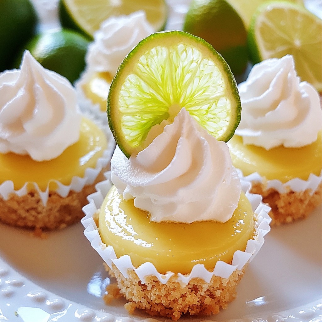 Key Lime Cheesecake Bites Tasty Dessert Treat