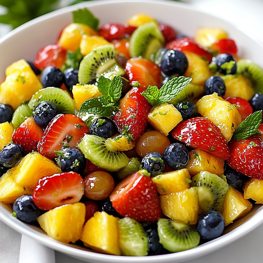 Honey Lime Fruit Salad Refreshing and Simple Recipe