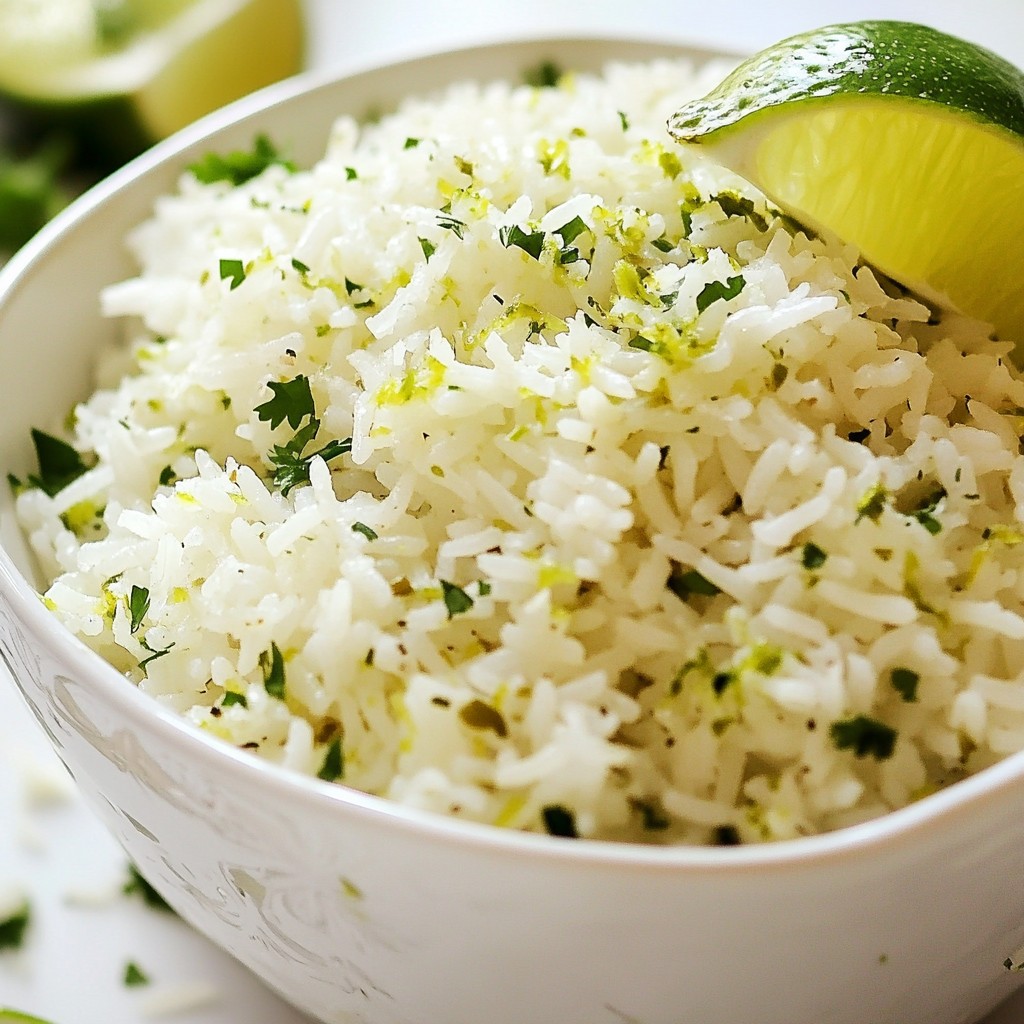Zesty Cilantro Lime Rice Flavorful and Easy Recipe