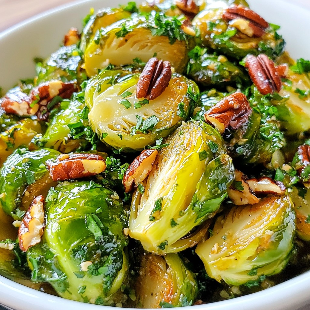 Maple Dijon Roasted Brussels Sprouts Crispy Delight