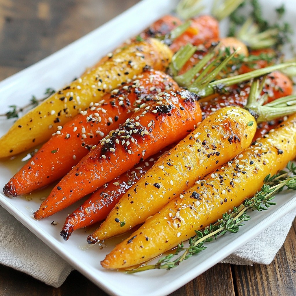 Honey Mustard Roasted Carrots Flavorful and Simple Dish