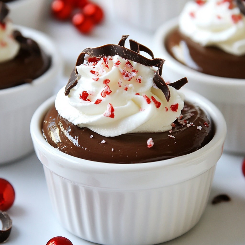 Chocolate Peppermint Mousse Cups Delightful Dessert