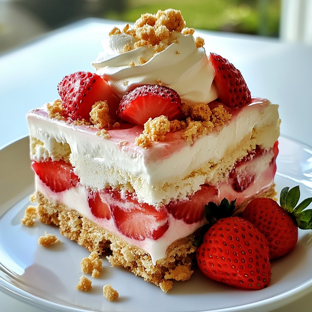 Strawberry Shortcake Ice Cream Bars Delightful Treat