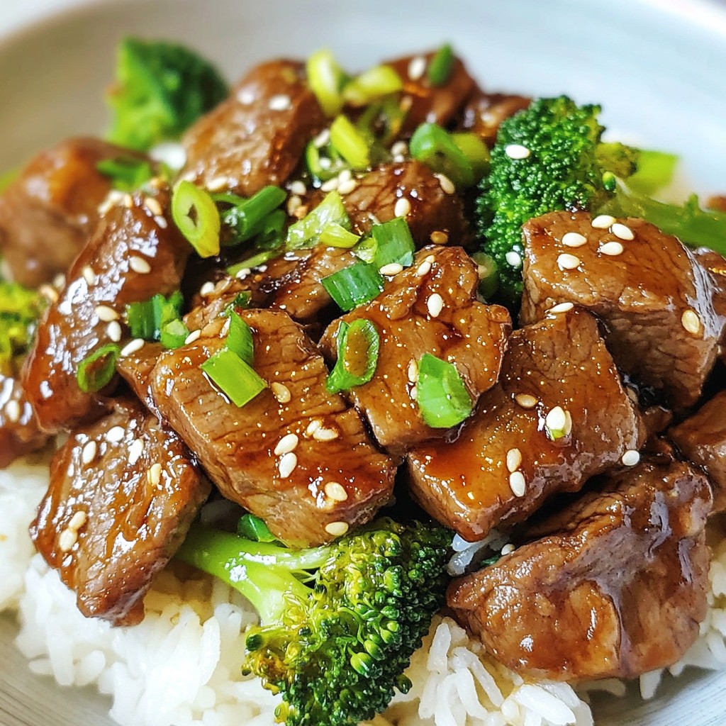Slow Cooker Beef and Broccoli Teriyaki Delight
