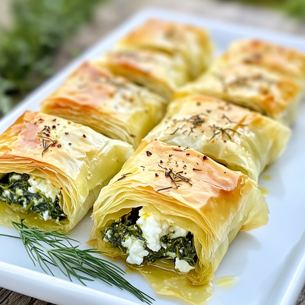 Greek Spinach Pie Spanakopita Easy and Tasty Recipe