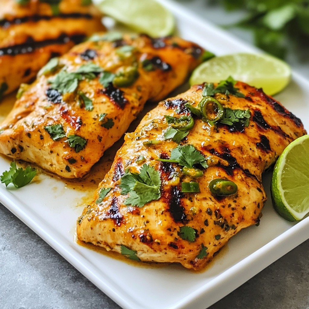Jalapeño Lime Grilled Chicken Zesty and Flavorful Dish