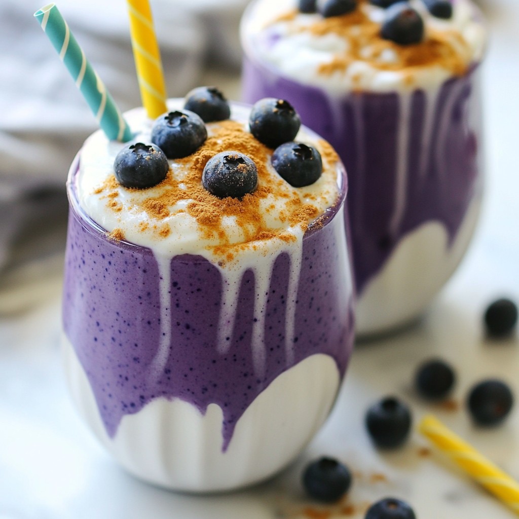 Blueberry Cheesecake Smoothie Tasty and Simple Recipe