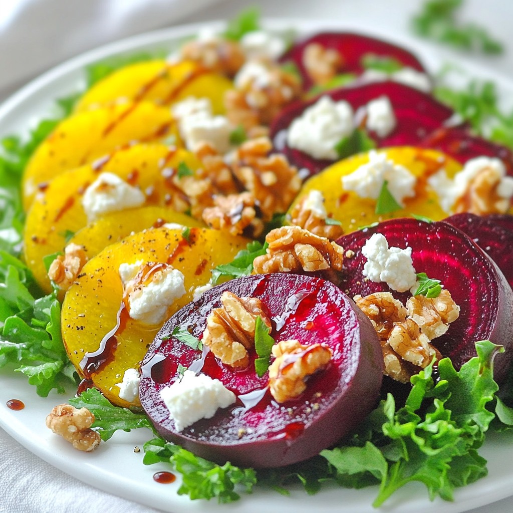 Roasted Beet Goat Cheese Salad Flavorful and Fresh