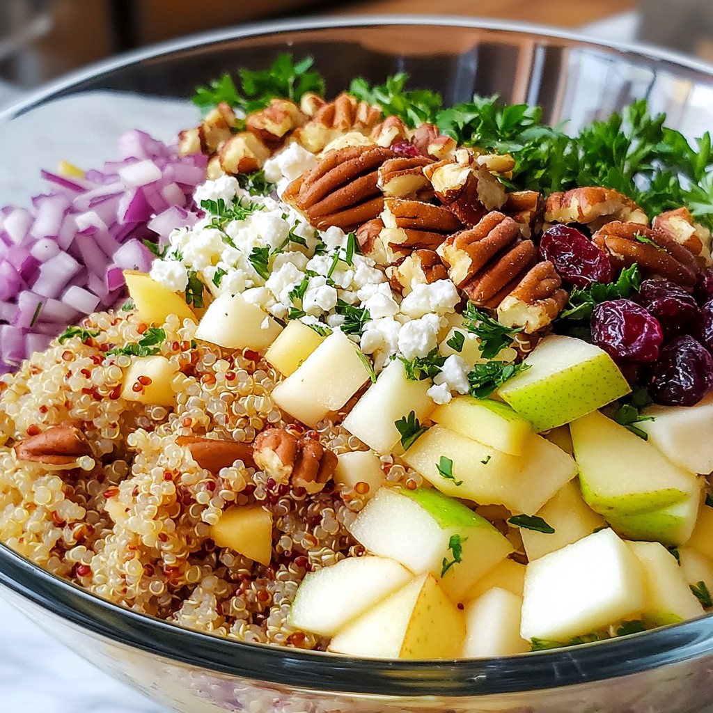 Cranberry Apple Quinoa Salad Tasty and Nutritious Dish