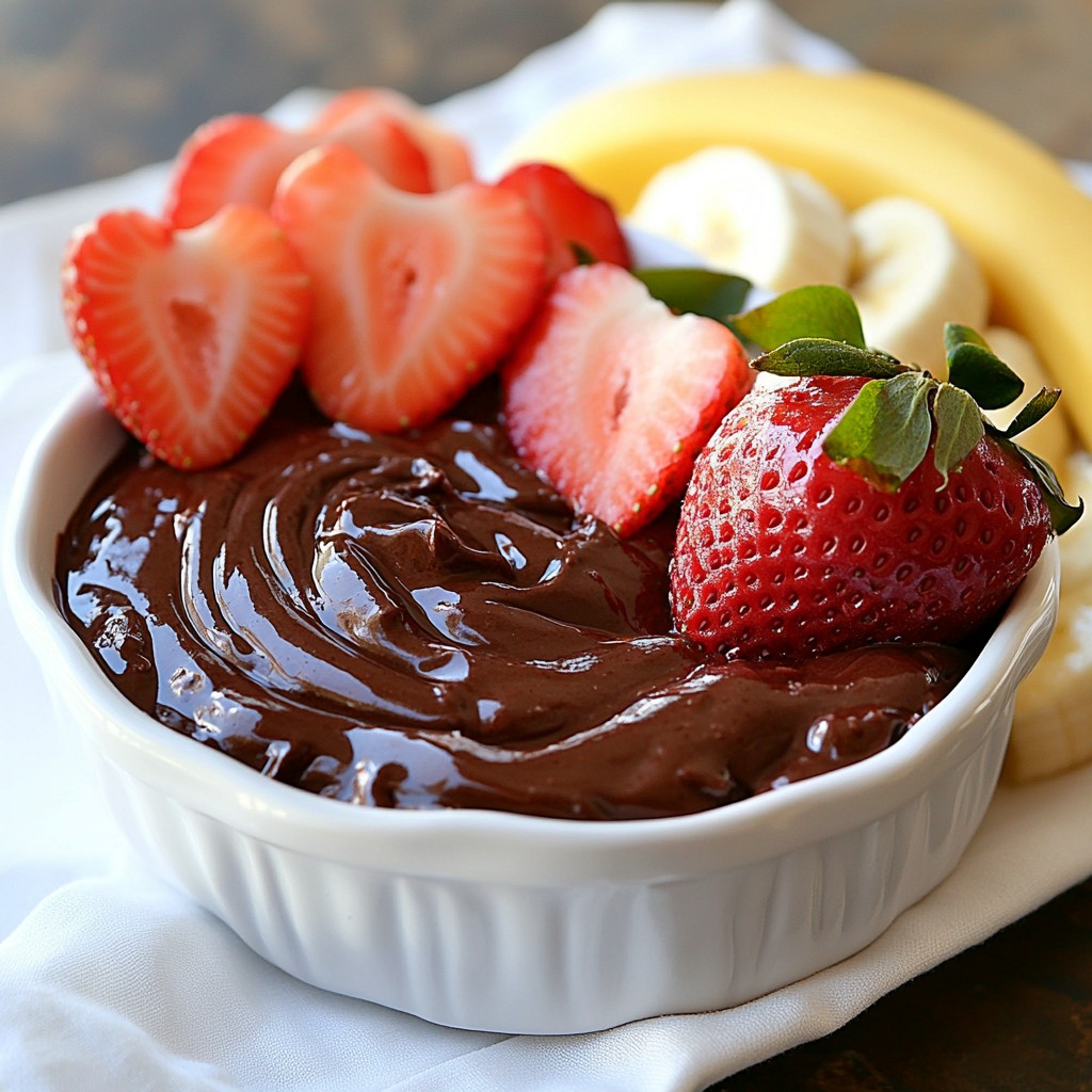 Chocolate Peanut Butter Greek Yogurt Dip Delight