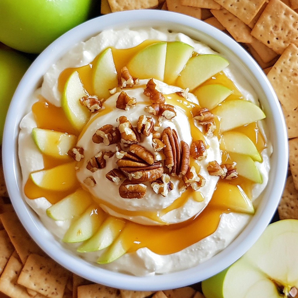 Caramel Apple Cheesecake Dip Irresistible Dessert Treat