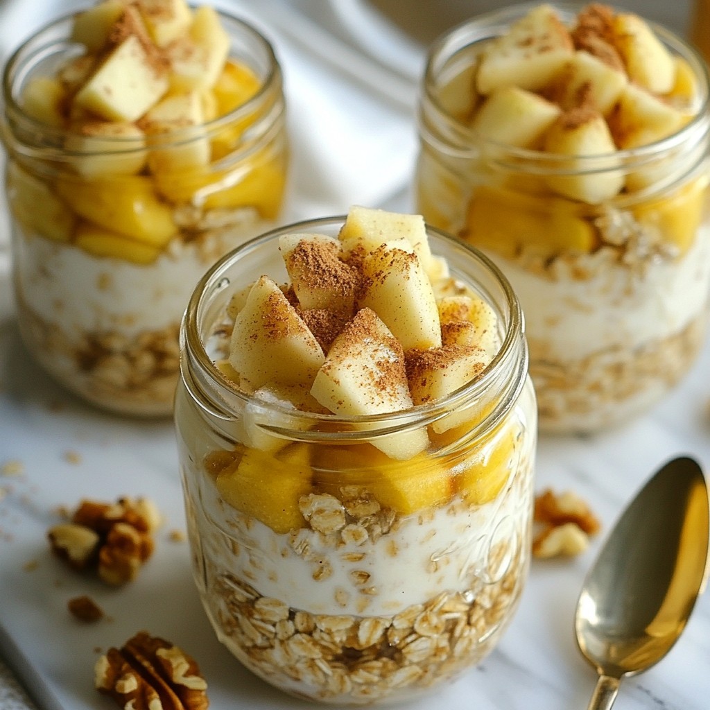 Apple Cinnamon Overnight Oats Delightful Breakfast Dish
