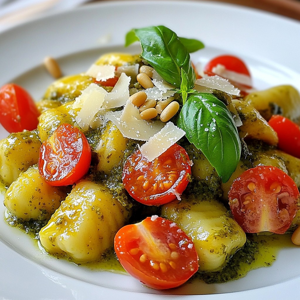 Creamy Pesto Gnocchi Irresistible and Simple Recipe