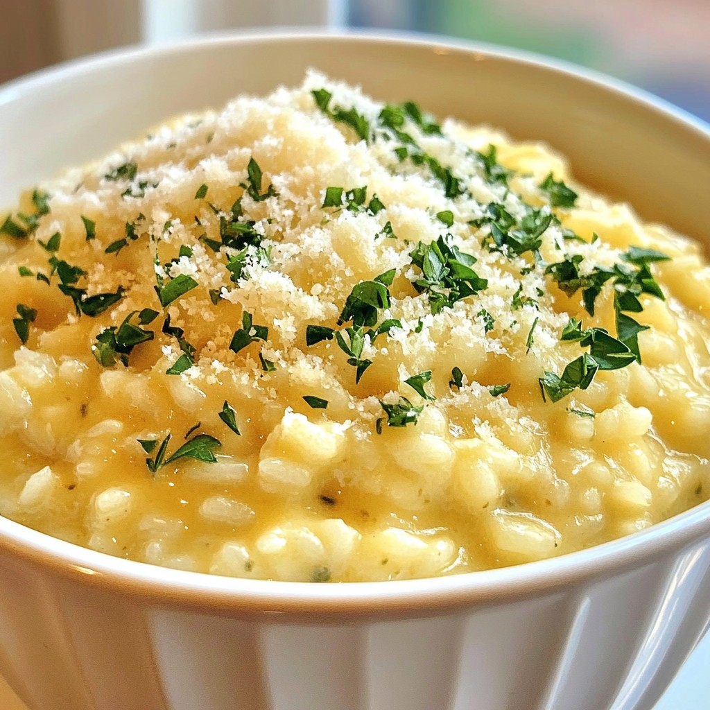 Creamy Garlic Parmesan Risotto Irresistible Comfort Food