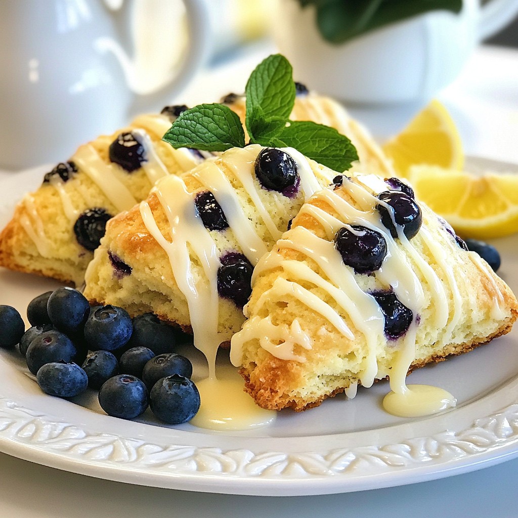 Lemon Blueberry Scones Delightful and Easy Recipe