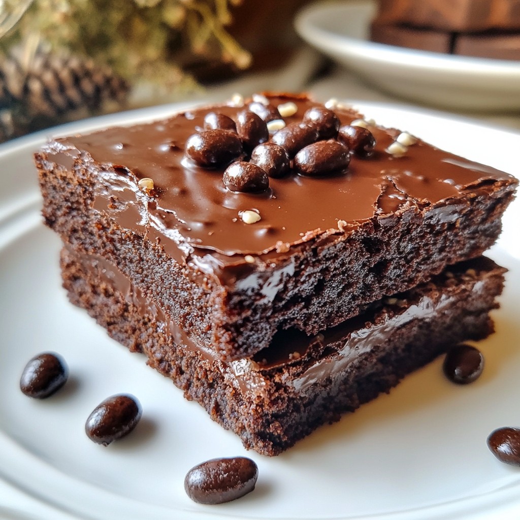 Dark Chocolate Espresso Brownies Rich and Decadent Treat