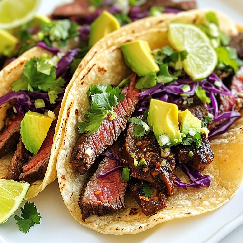 Chili Lime Skirt Steak Tacos Flavorful and Quick Meal