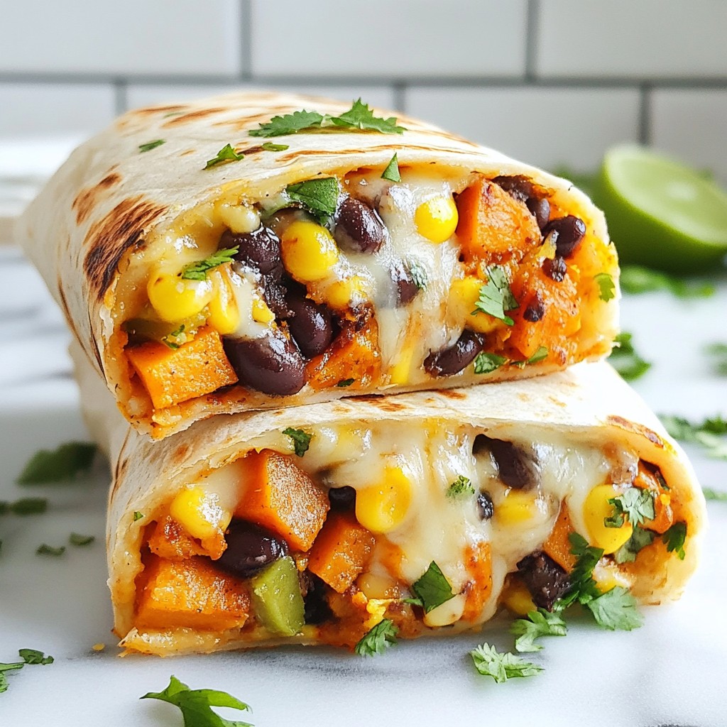 Sweet Potato Black Bean Burritos Easy and Flavorful Meal