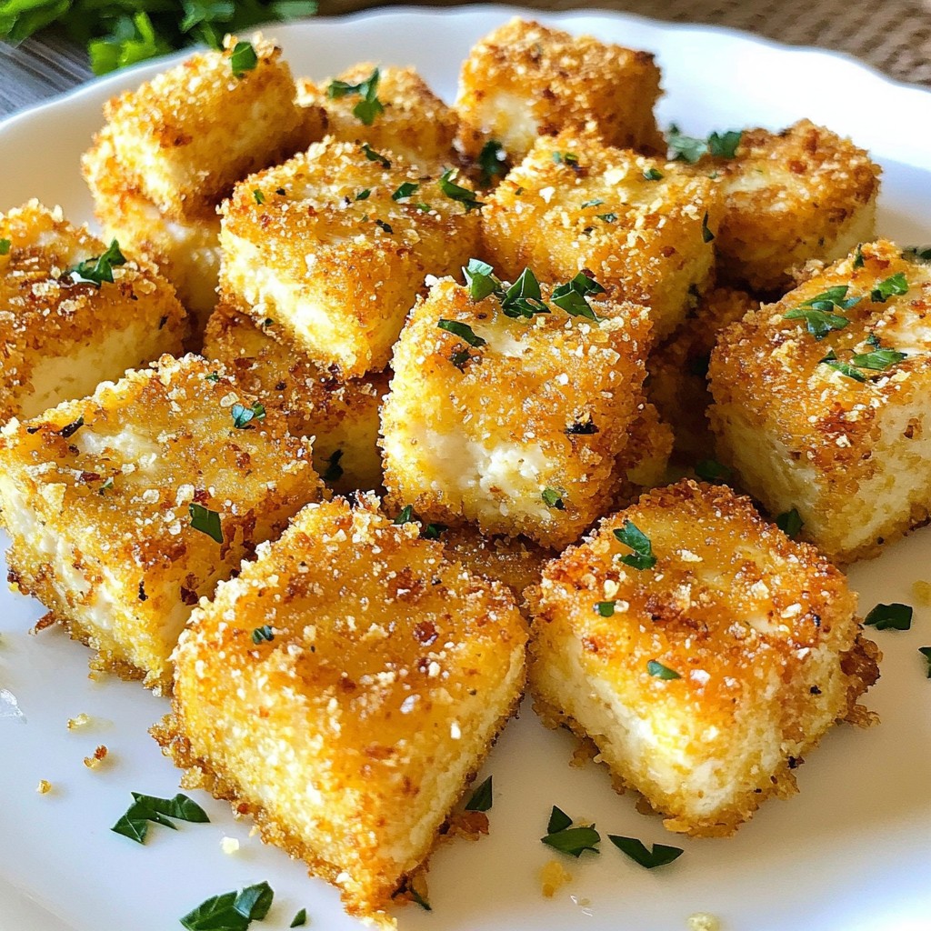 Crispy Garlic Tofu Nuggets Easy and Flavorful Snack