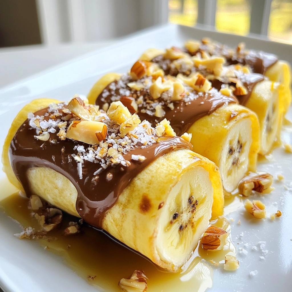 Nutella Banana Sushi Delightful and Easy Treat