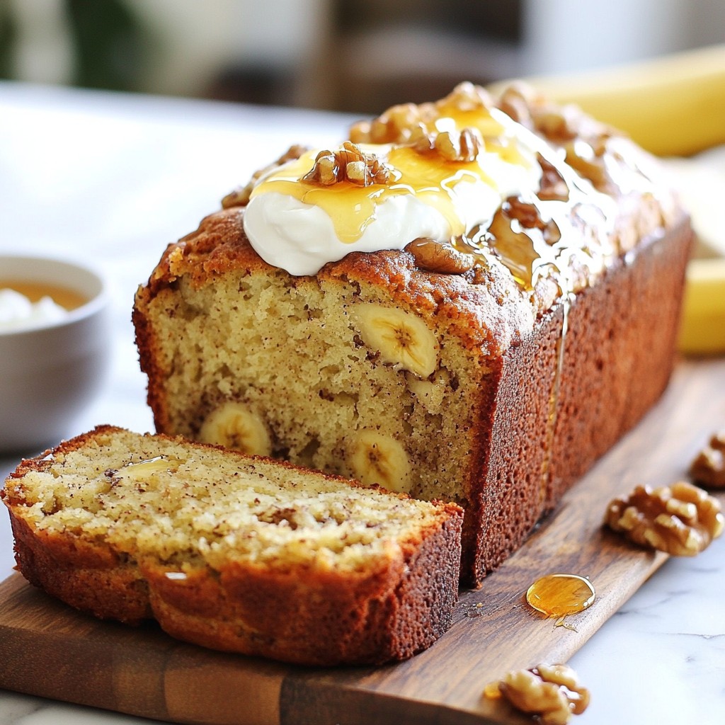 Greek Yogurt Banana Bread Healthy Breakfast Choice