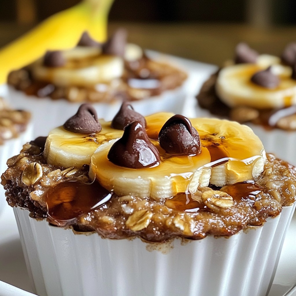 Chocolate Chip Baked Oatmeal Cups Easy and Tasty Snack