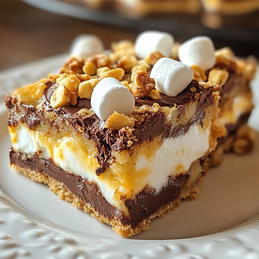 Chocolate Chip S’mores Bars Irresistible Delight