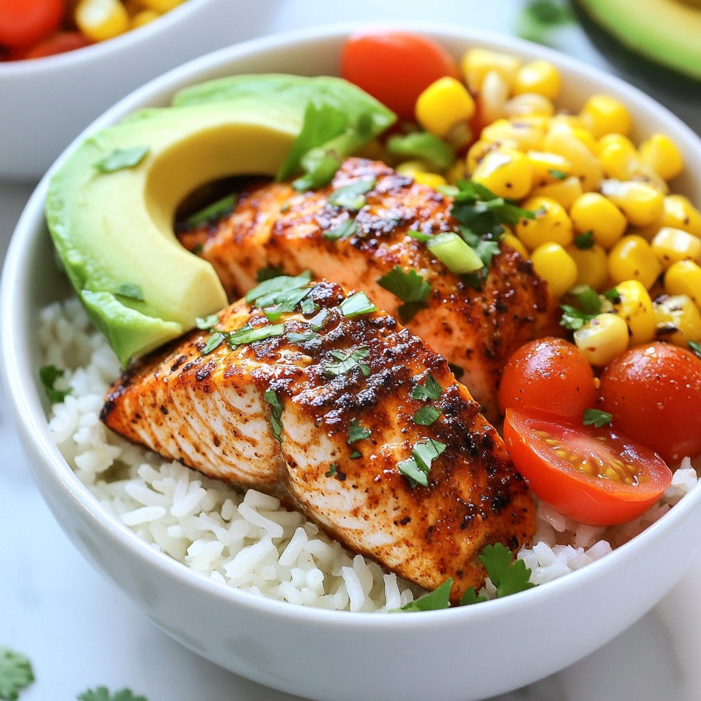 Cajun Salmon Rice Bowls Flavorful and Satisfying Meal