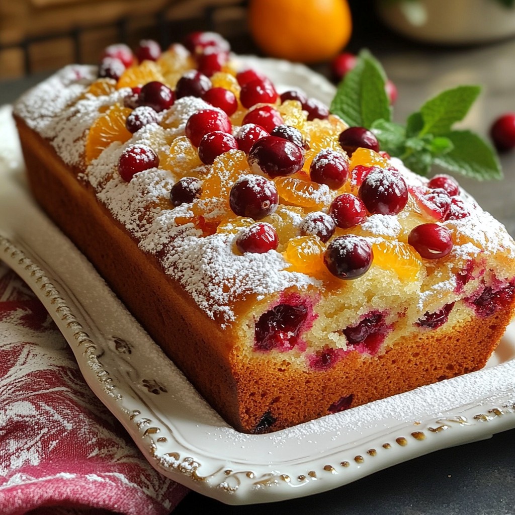 Cranberry Orange Breakfast Bread Simple & Delicious