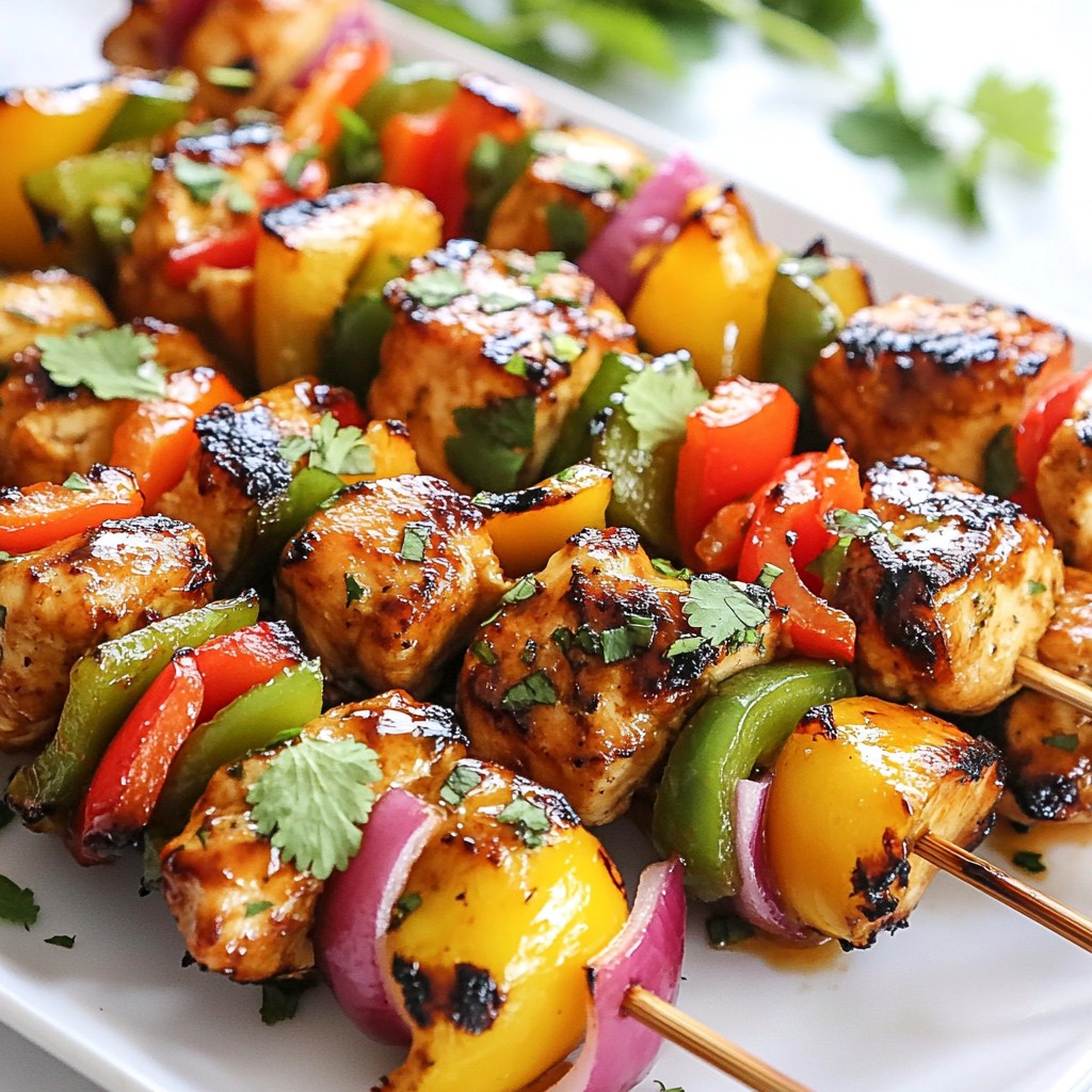Chili Lime Chicken Skewers Flavorful Grilling Delight