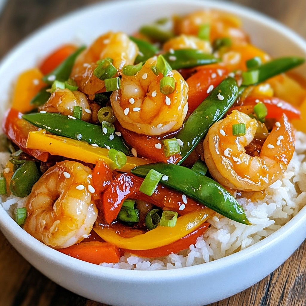 Honey Garlic Shrimp Stir-Fry Flavorful and Quick Meal