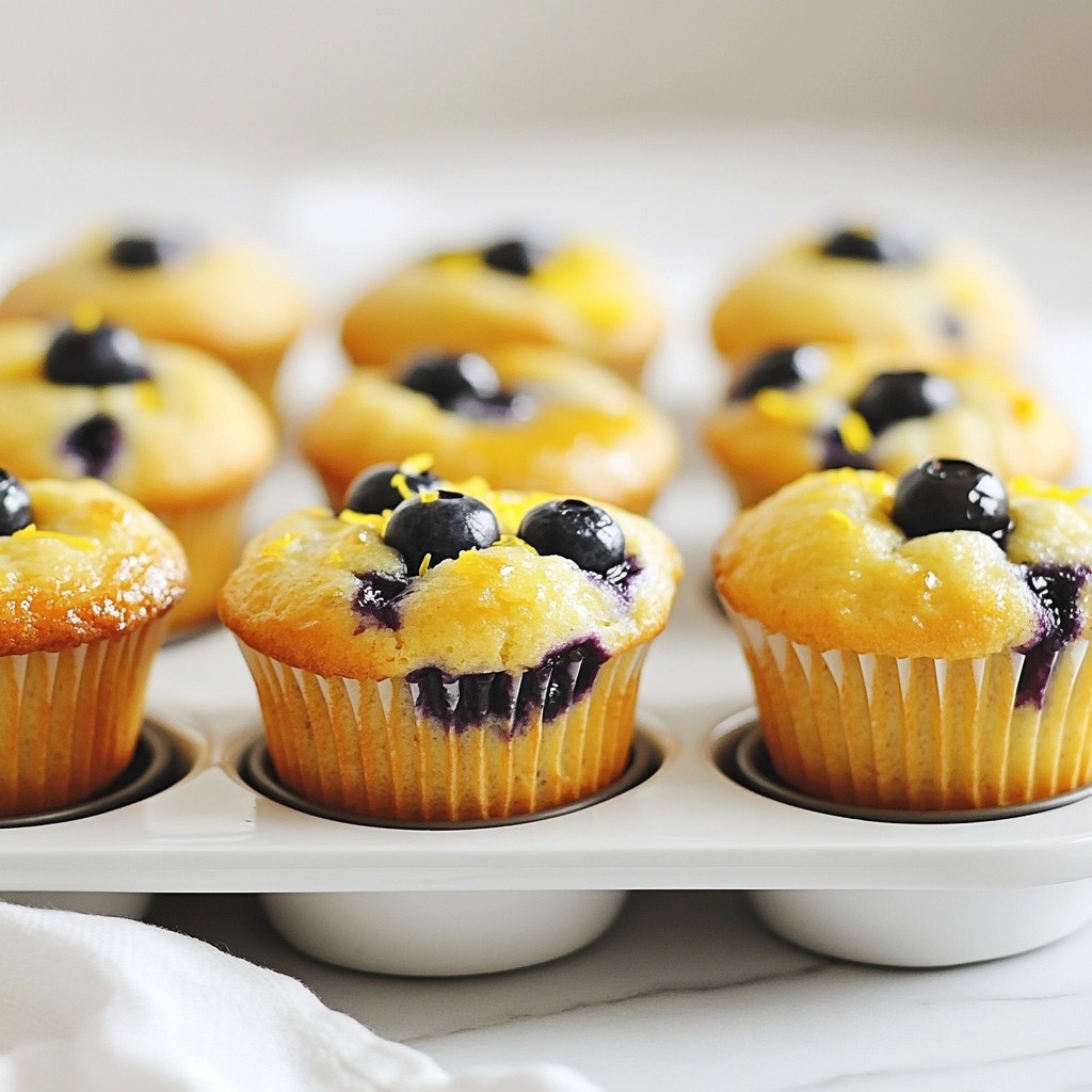 Lemon Blueberry Protein Muffins Flavorful and Healthy