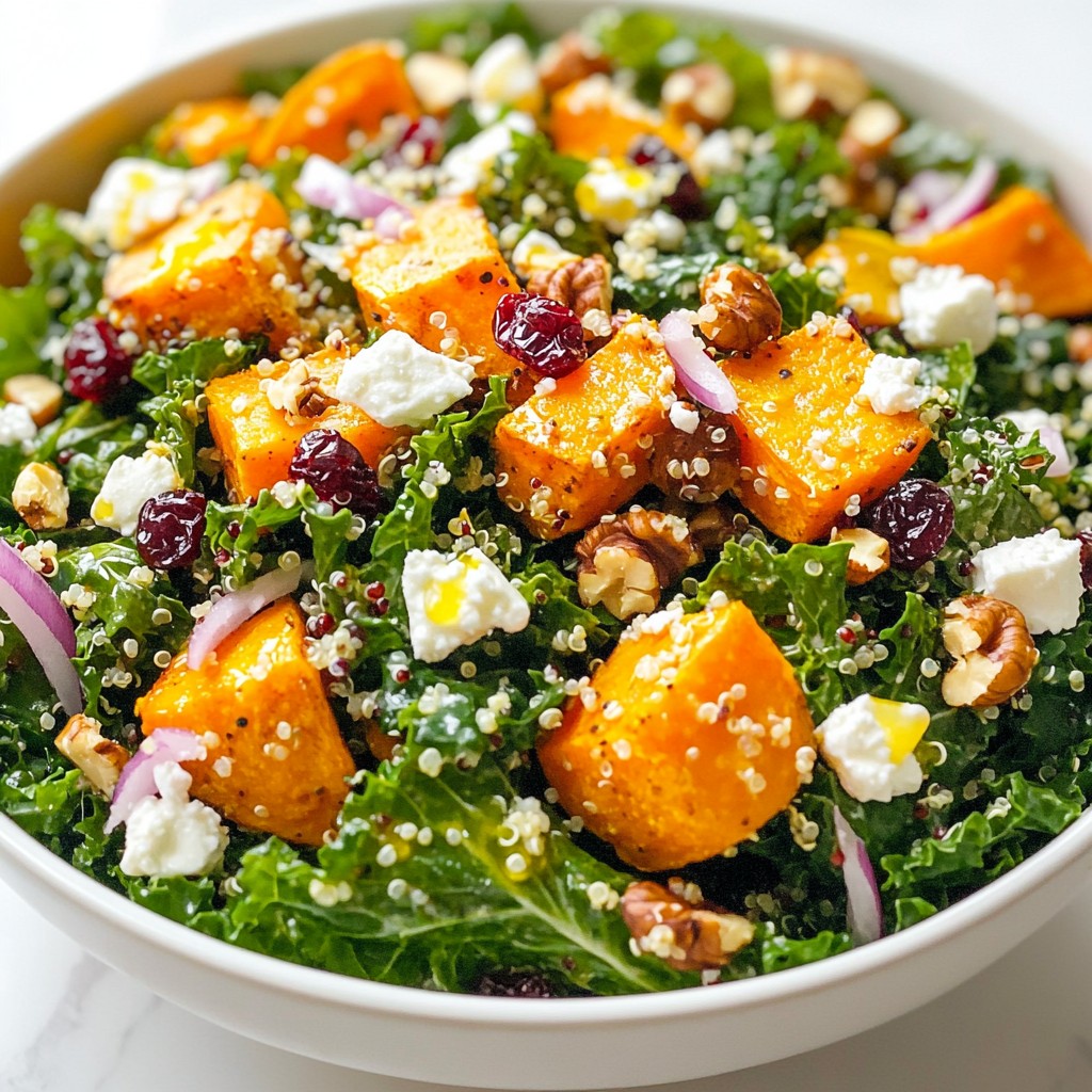 Sweet Potato Kale Salad Fresh and Flavorful Delight
