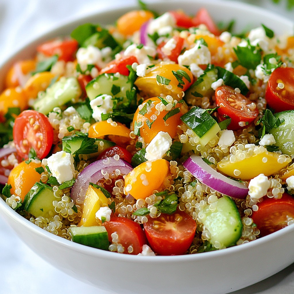 Lemon Herb Quinoa Salad Fresh and Flavorful Dish