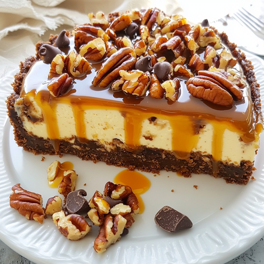 Caramel Pecan Turtle Cheesecake Delightful Dessert Recipe
