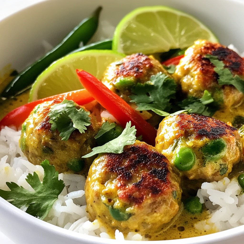 Thai Coconut Curry Meatballs Flavorful and Easy Recipe