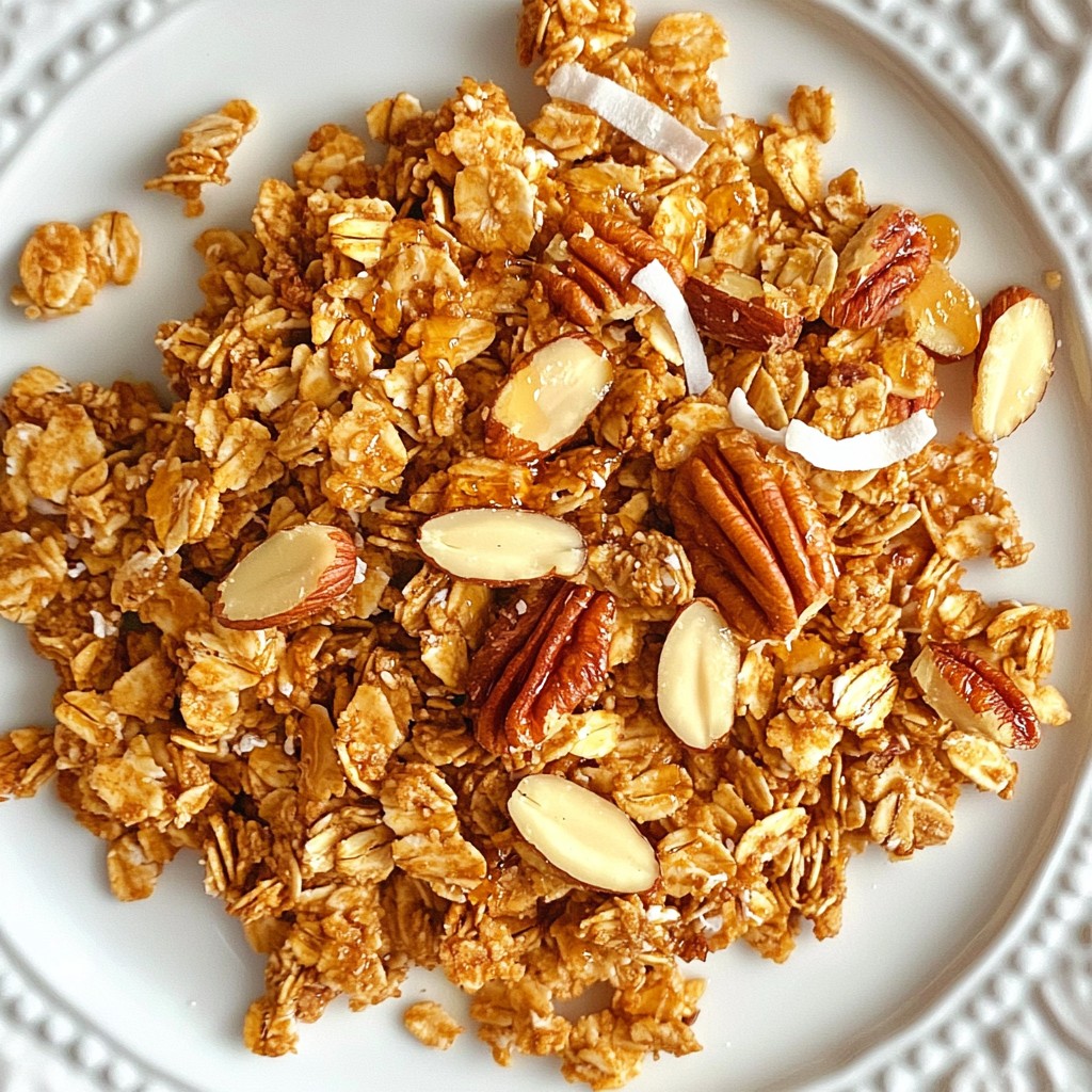 Maple Pecan Granola Crunchy and Delicious Recipe
