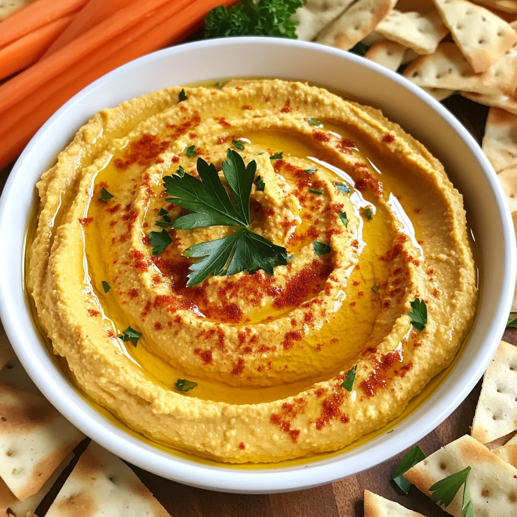 Roasted Red Pepper Hummus Flavorful and Simple Recipe