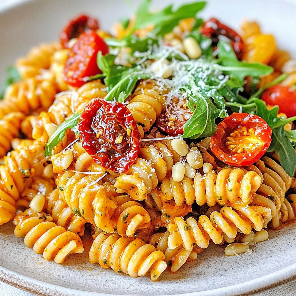 Sun-Dried Tomato Pesto Pasta Flavorful and Easy Meal