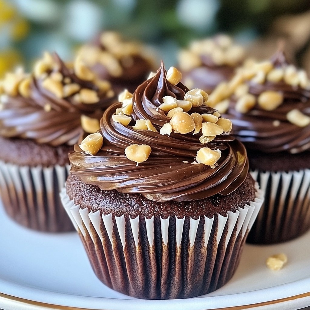 Chocolate Peanut Butter Cupcakes Perfectly Irresistible