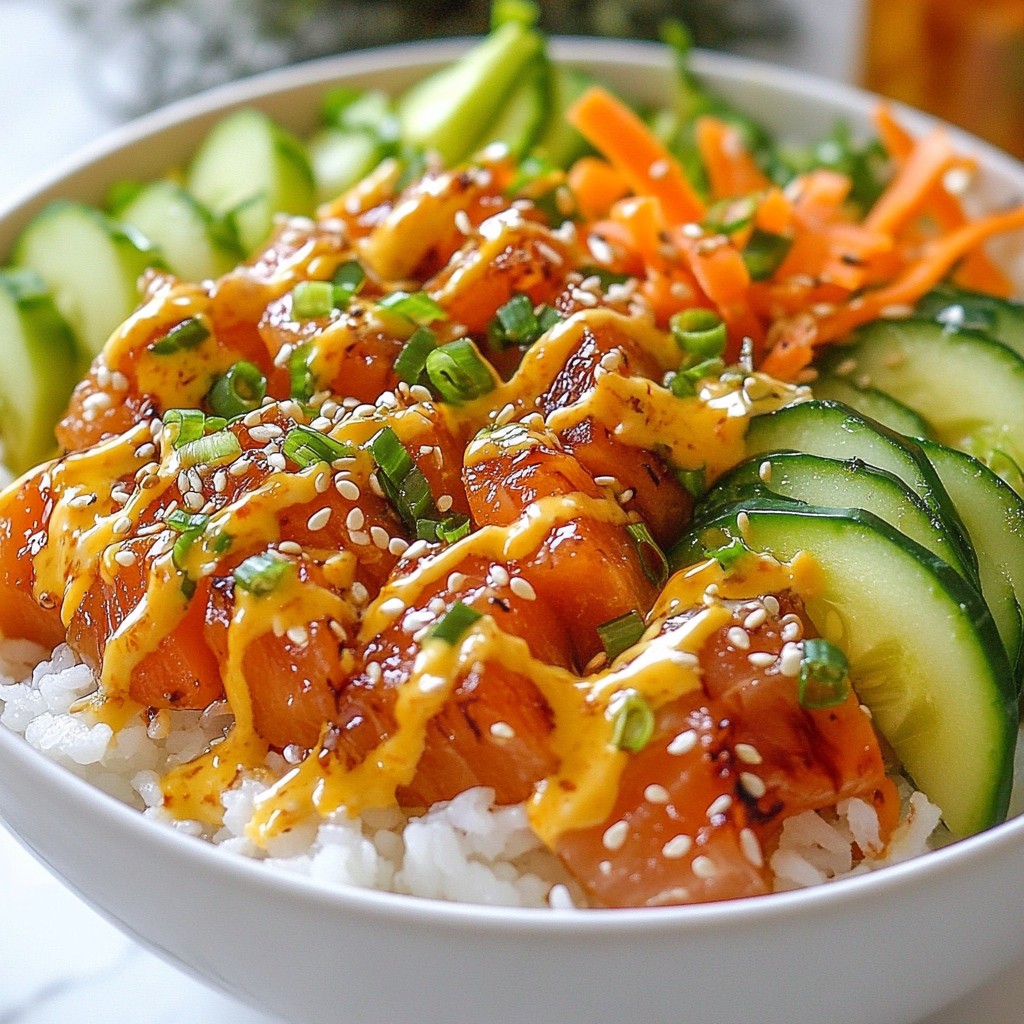 Spicy Tuna Sushi Bowl Flavorful and Easy to Make