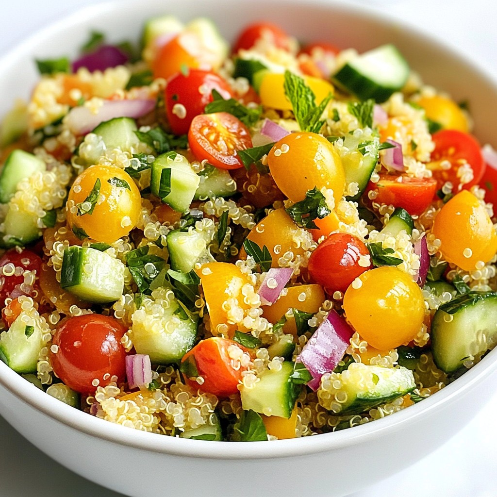 Lemon Herb Quinoa Salad Fresh and Flavorful Delight