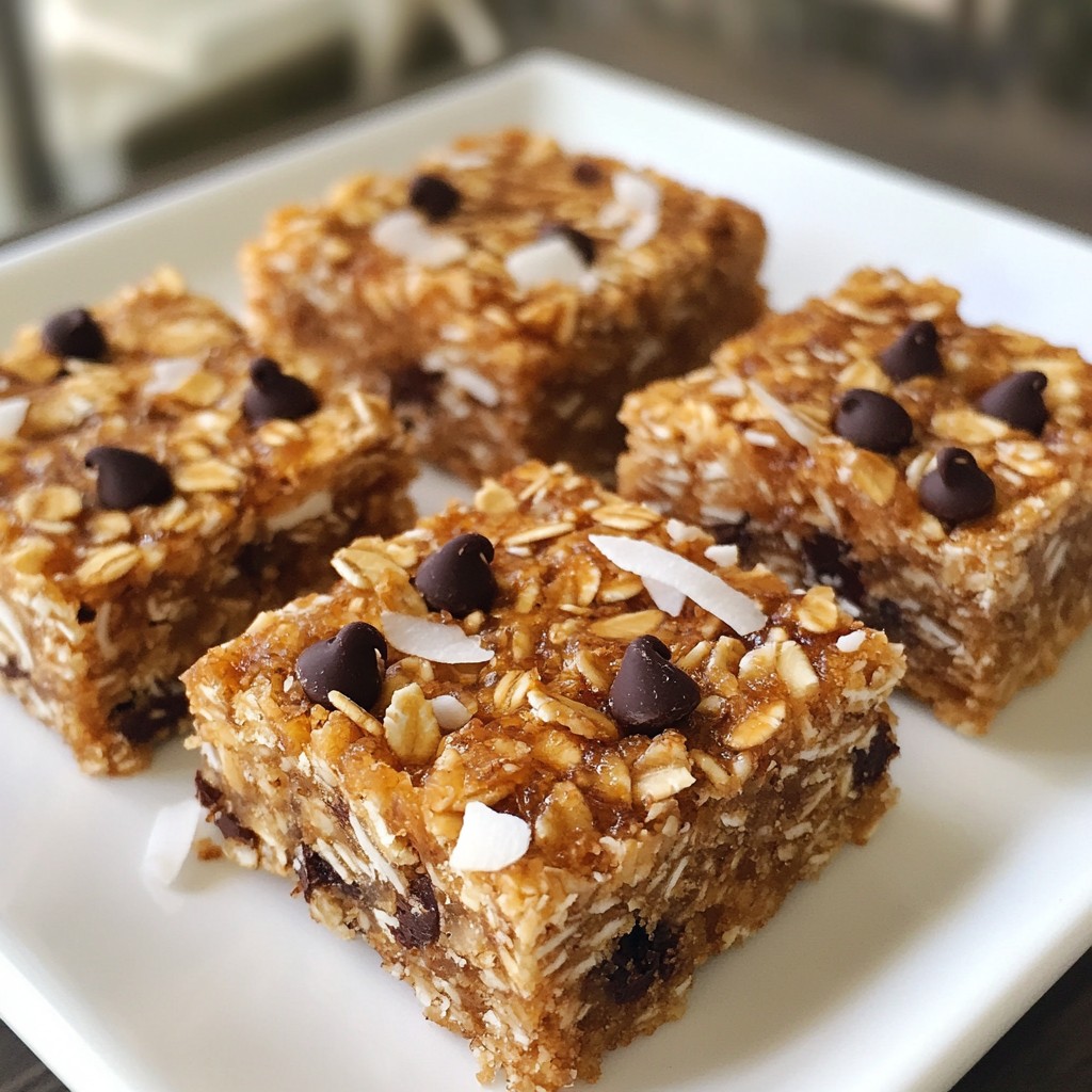 Coconut Chocolate Energy Bars Healthy and Tasty Treat