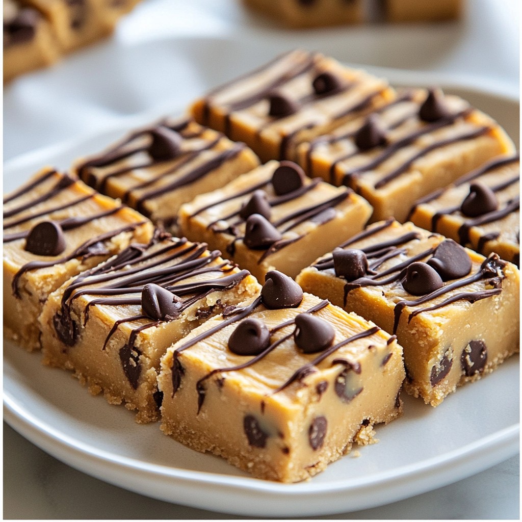 Peanut Butter Cookie Dough Bars Quick and Easy Treat