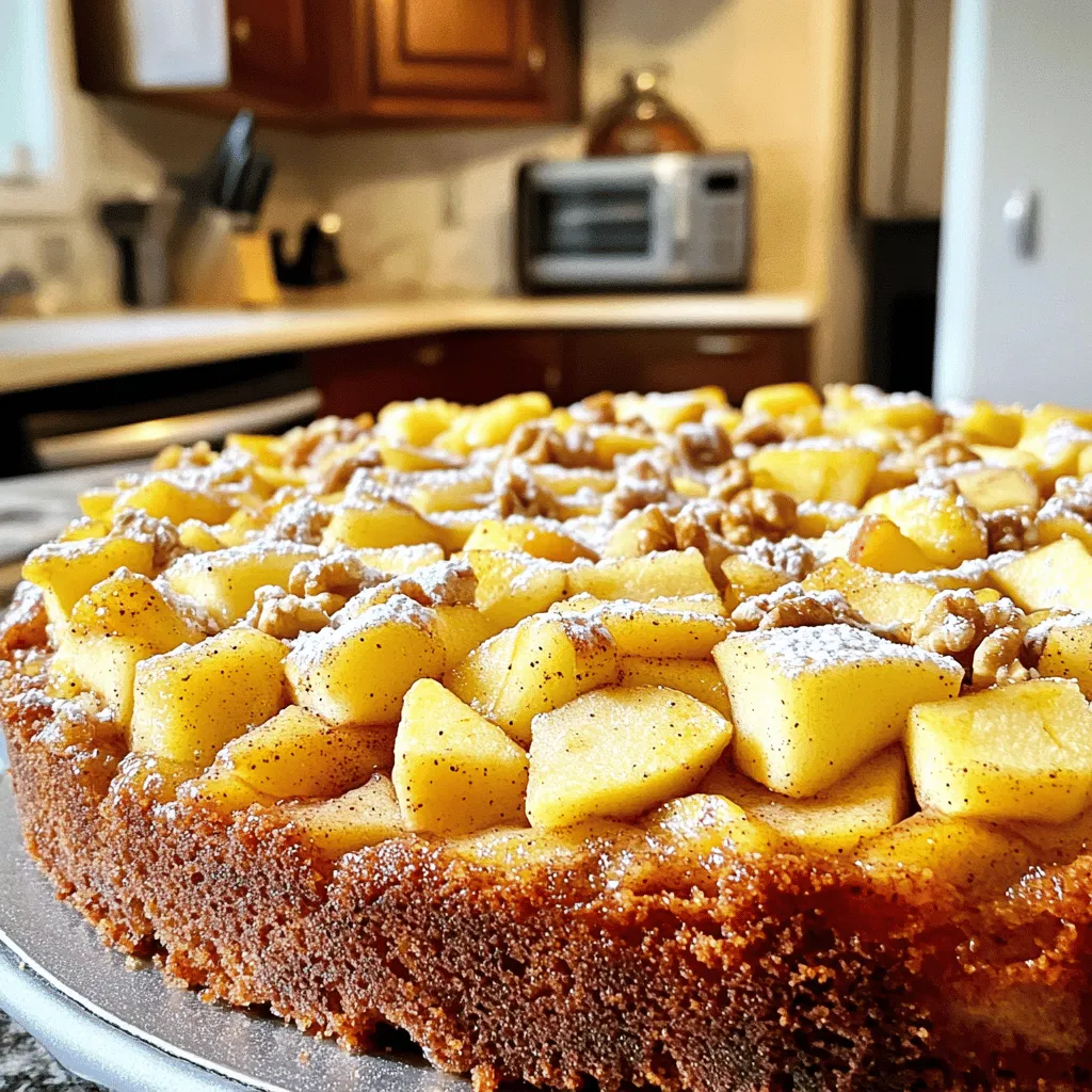 Apple Cinnamon Coffee Cake Bakery Style Delight
